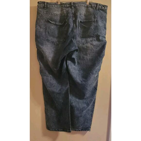 Big Men Jeans Encrypted Supply Company Acid Washed Size 46x30 Good Condition - Picture 6 of 7